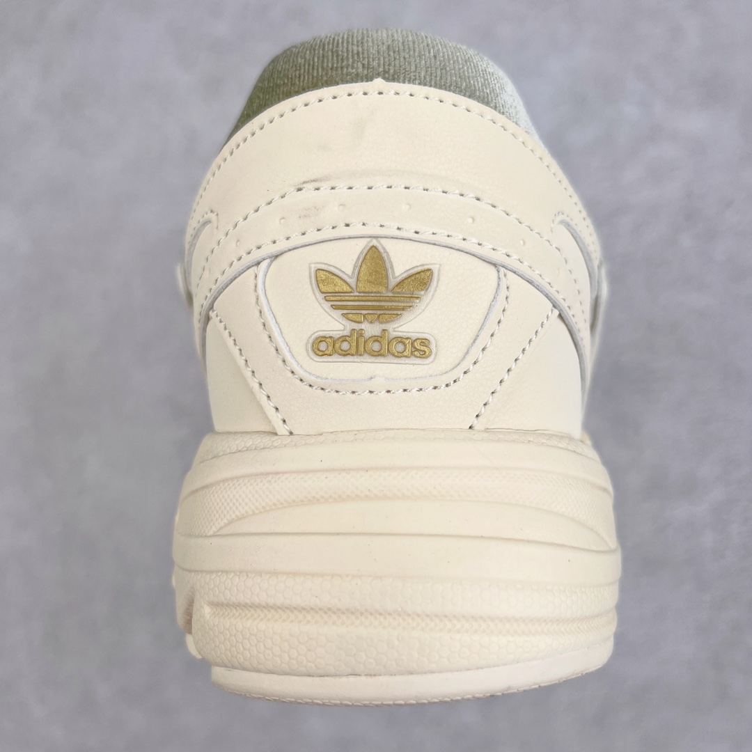 图片[8]-AD Original Astir 耐磨复古运动休闲鞋 鞋款灵感来自2000年代的跑步款式 鞋面和超大号孔眼进行更新复古色系搭配经典蓝白色 金色线条贯穿鞋身 增强鞋整体的流线感拼接设计 整体更显得有层次感，更有老爹鞋的味道网面透气设计 夏日出门也不会感到闷脚既舒适又透气带点稍微厚底的中底特殊材料 上脚偏软非常显高显瘦 休闲运动都可以搭配 尺码：35.5 36 36.5 37.5 38 38.5 39 40 40.5 41 42 42.5 43 44 44.5 45-选品中心