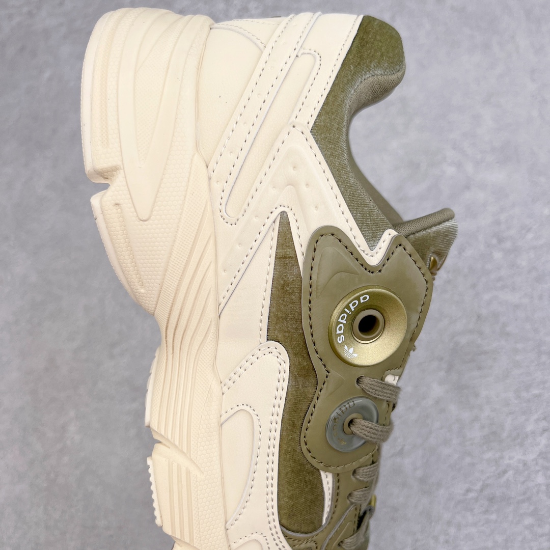 图片[6]-AD Original Astir 耐磨复古运动休闲鞋 鞋款灵感来自2000年代的跑步款式 鞋面和超大号孔眼进行更新复古色系搭配经典蓝白色 金色线条贯穿鞋身 增强鞋整体的流线感拼接设计 整体更显得有层次感，更有老爹鞋的味道网面透气设计 夏日出门也不会感到闷脚既舒适又透气带点稍微厚底的中底特殊材料 上脚偏软非常显高显瘦 休闲运动都可以搭配 尺码：35.5 36 36.5 37.5 38 38.5 39 40 40.5 41 42 42.5 43 44 44.5 45-选品中心