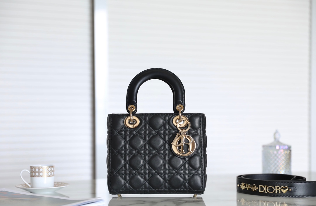 Dior Bags Handbags Black Sheepskin Lady