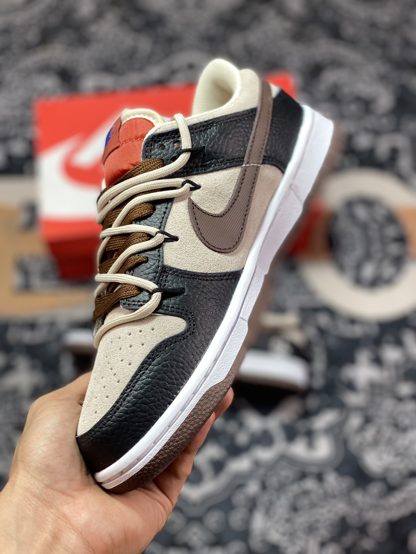 NIKE SB Dunk Low khaki brown strap DR9704-200