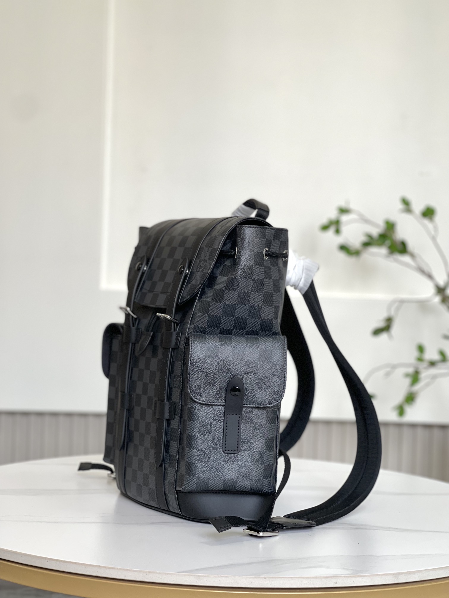 [Backpacks]Haig trumpet MonogramEclipseReverse coated canvascow leather tr