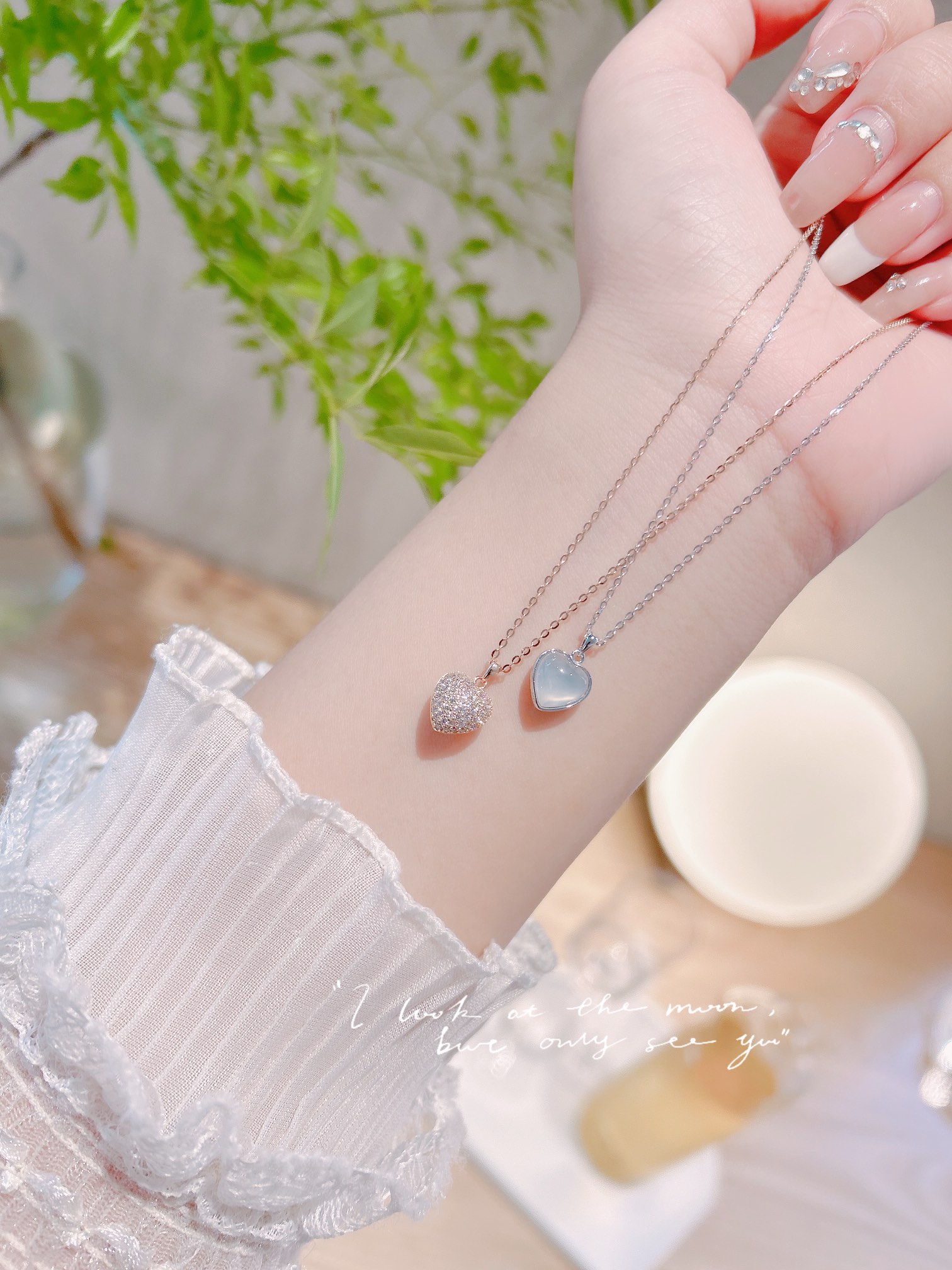 Nickel Free Silver Necklace Soft Self-love Silver