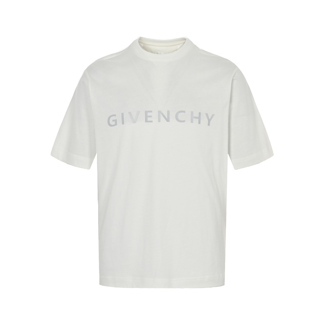 GIVENCHY/纪梵希23ss 反光字母印花短袖