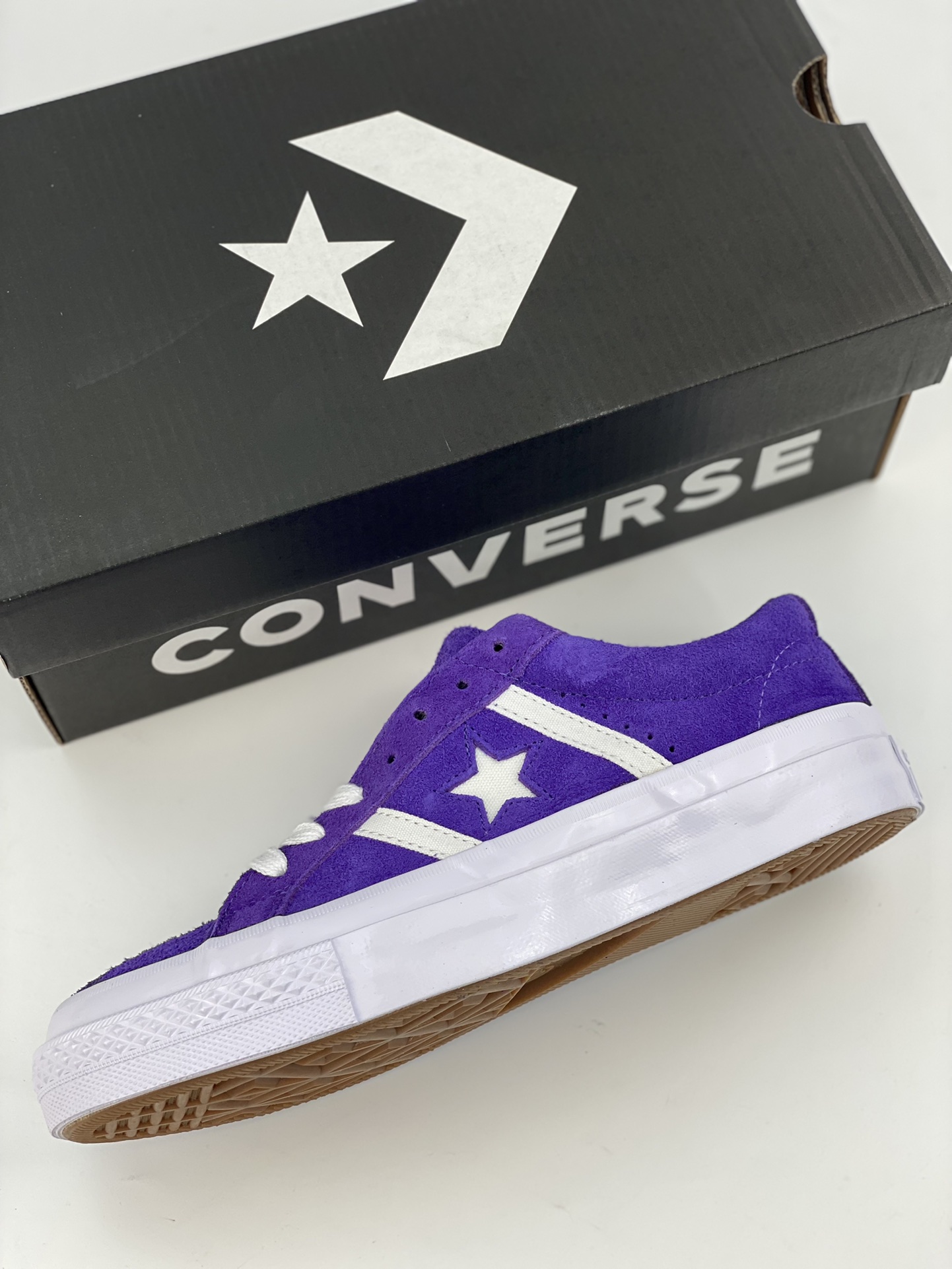 160 Converse One Star Bars Suede 帝王紫