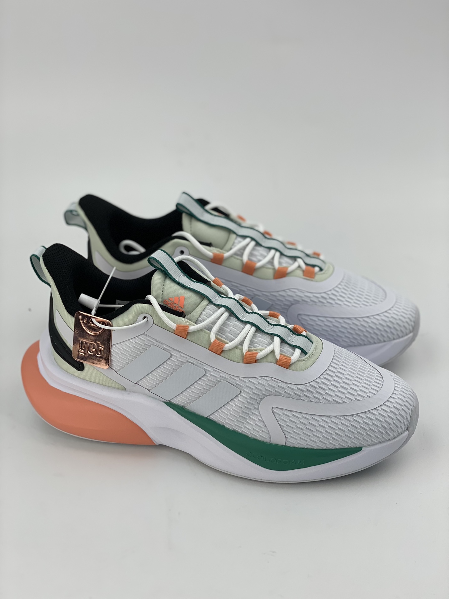 Adidas AlphaBounce + Alpha mesh casual running shoes HP6618