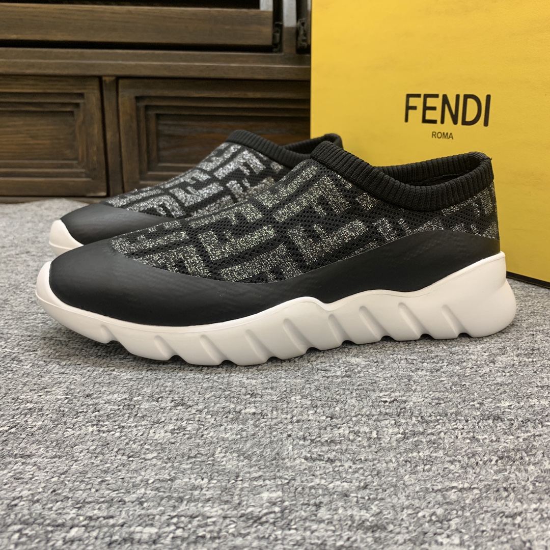 Fendi Style Leather Men's Shoes style reference detail image 4 from source 781810