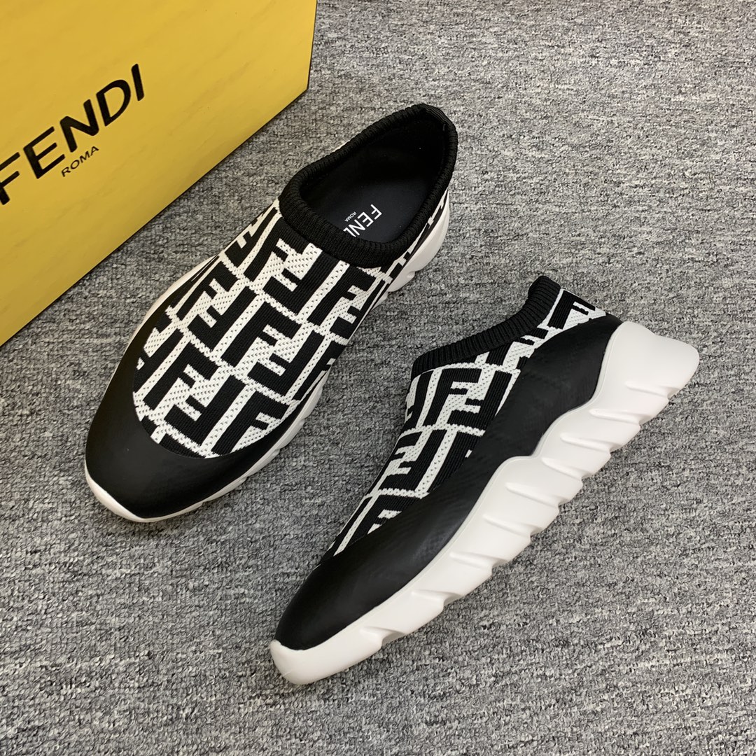 Fendi Style Leather Men's Shoes style reference detail image 6 from source 781787