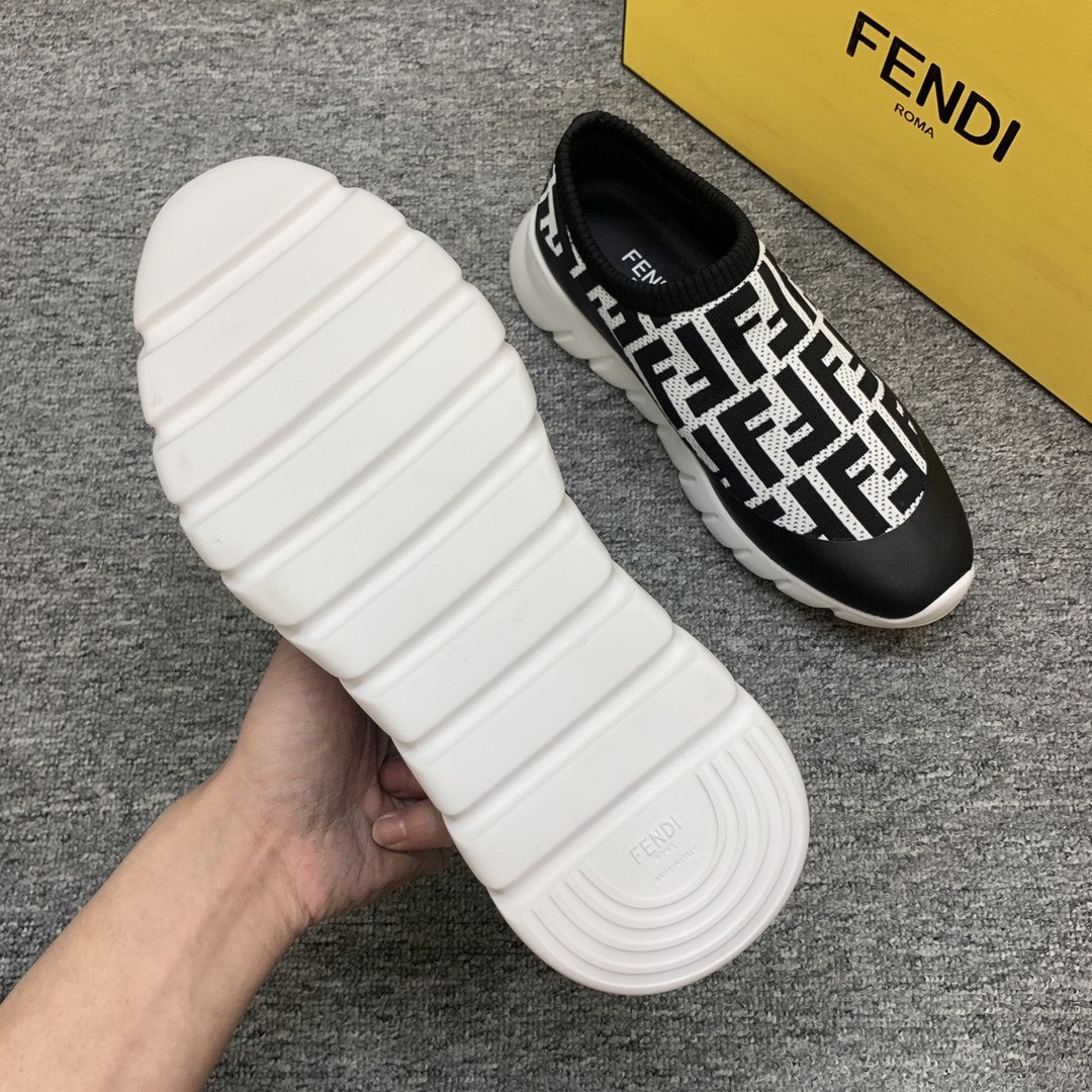 Fendi Style Leather Men's Shoes style reference detail image 7 from source 781787