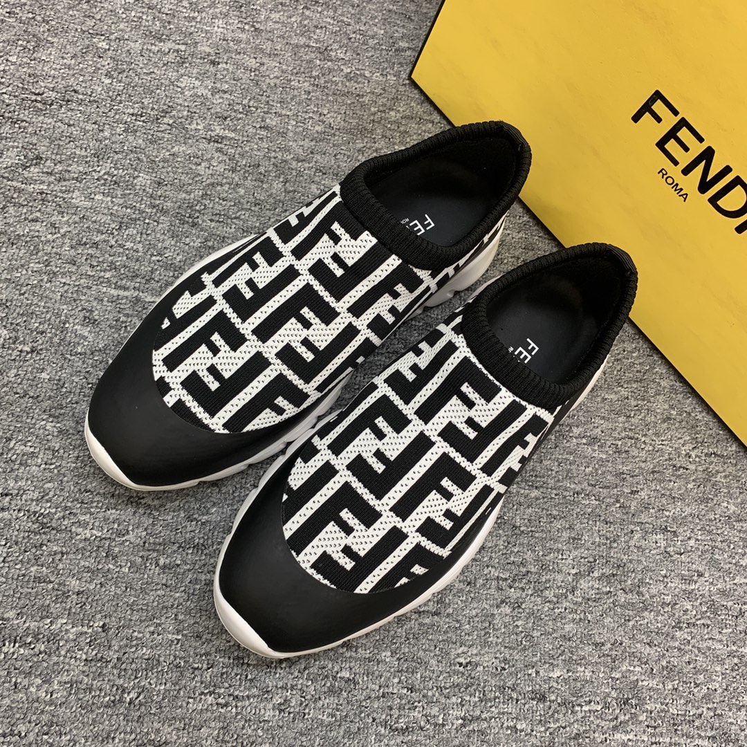 Fendi Style Leather Men's Shoes style reference detail image 3 from source 781787