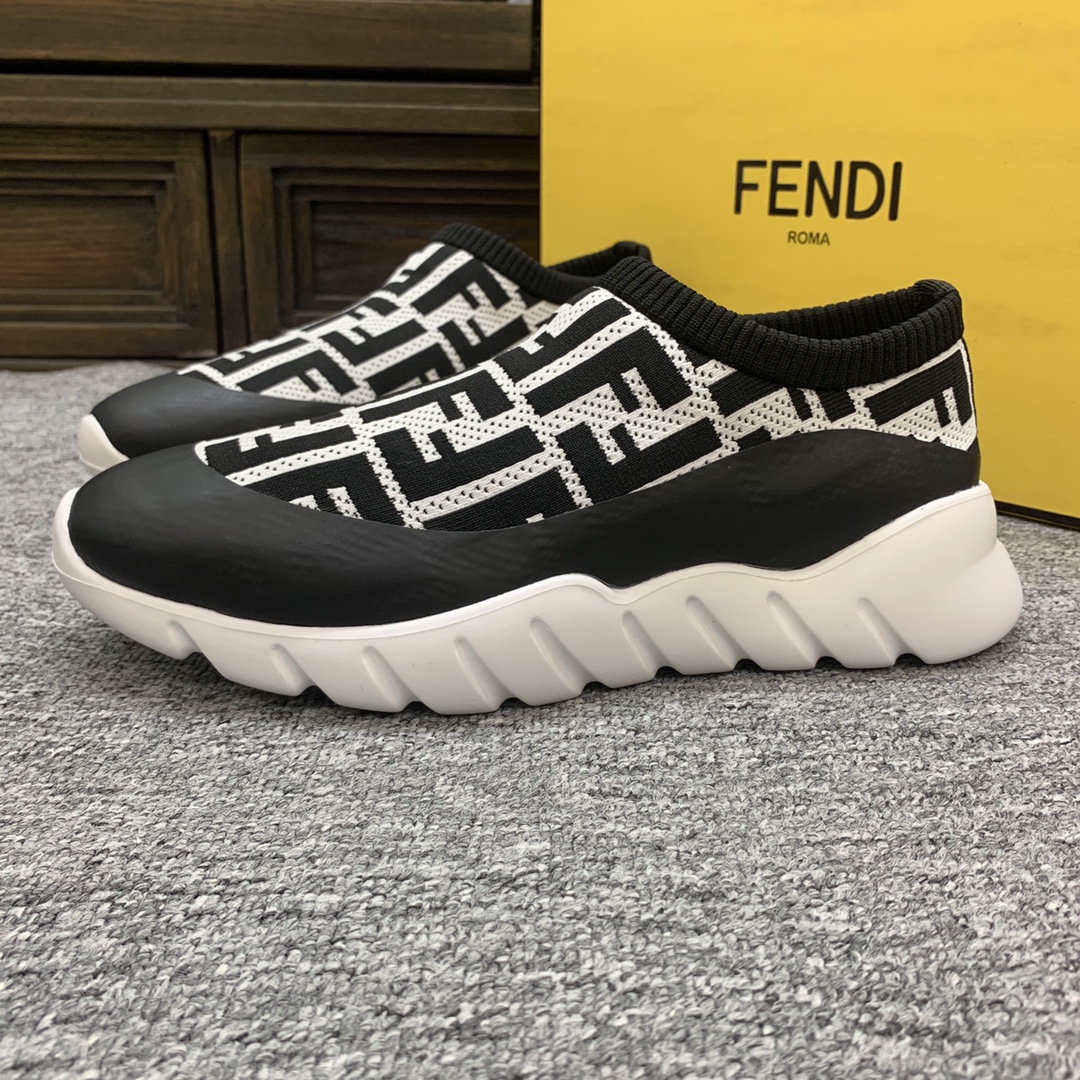 Fendi Style Leather Men's Shoes style reference detail image 4 from source 781787