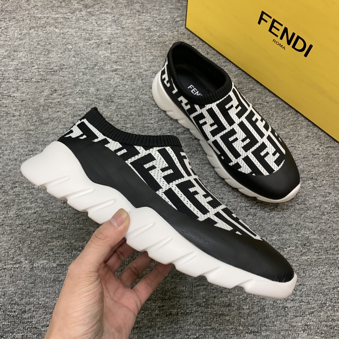 Fendi Style Leather Men's Shoes style reference detail image 5 from source 781787