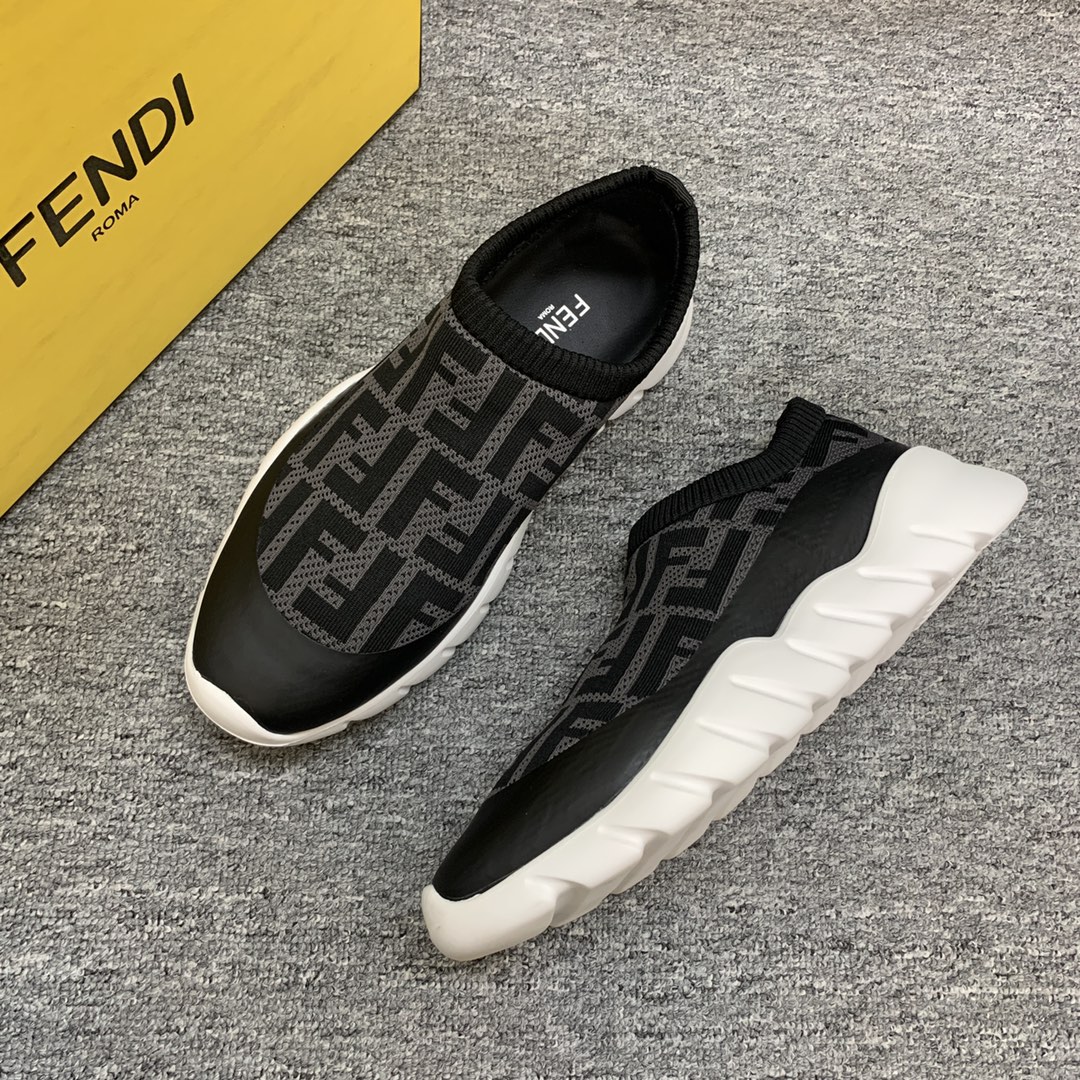Fendi Style Leather Men's Shoes style reference detail image 6 from source 781792