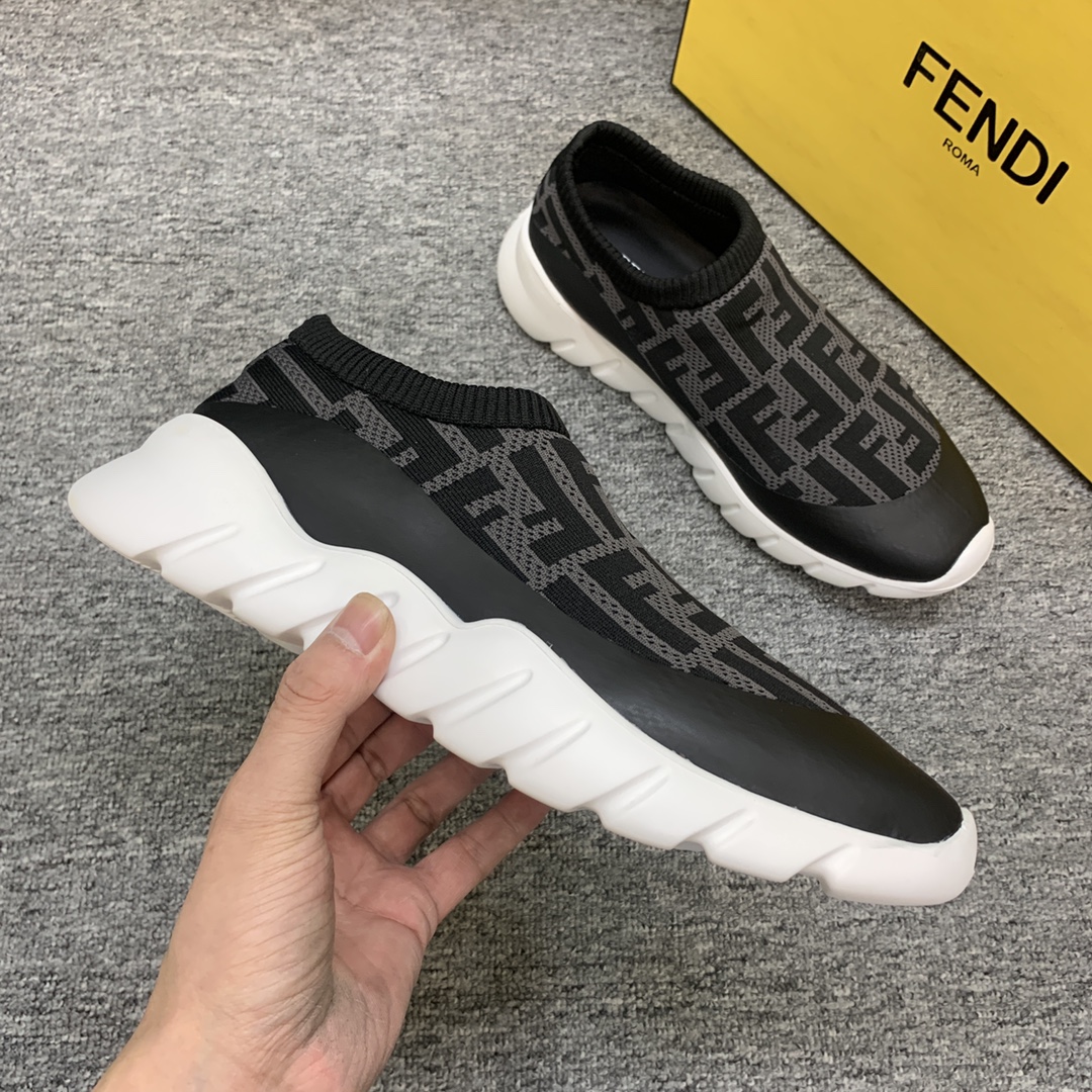 Fendi Style Leather Men's Shoes style reference detail image 5 from source 781792