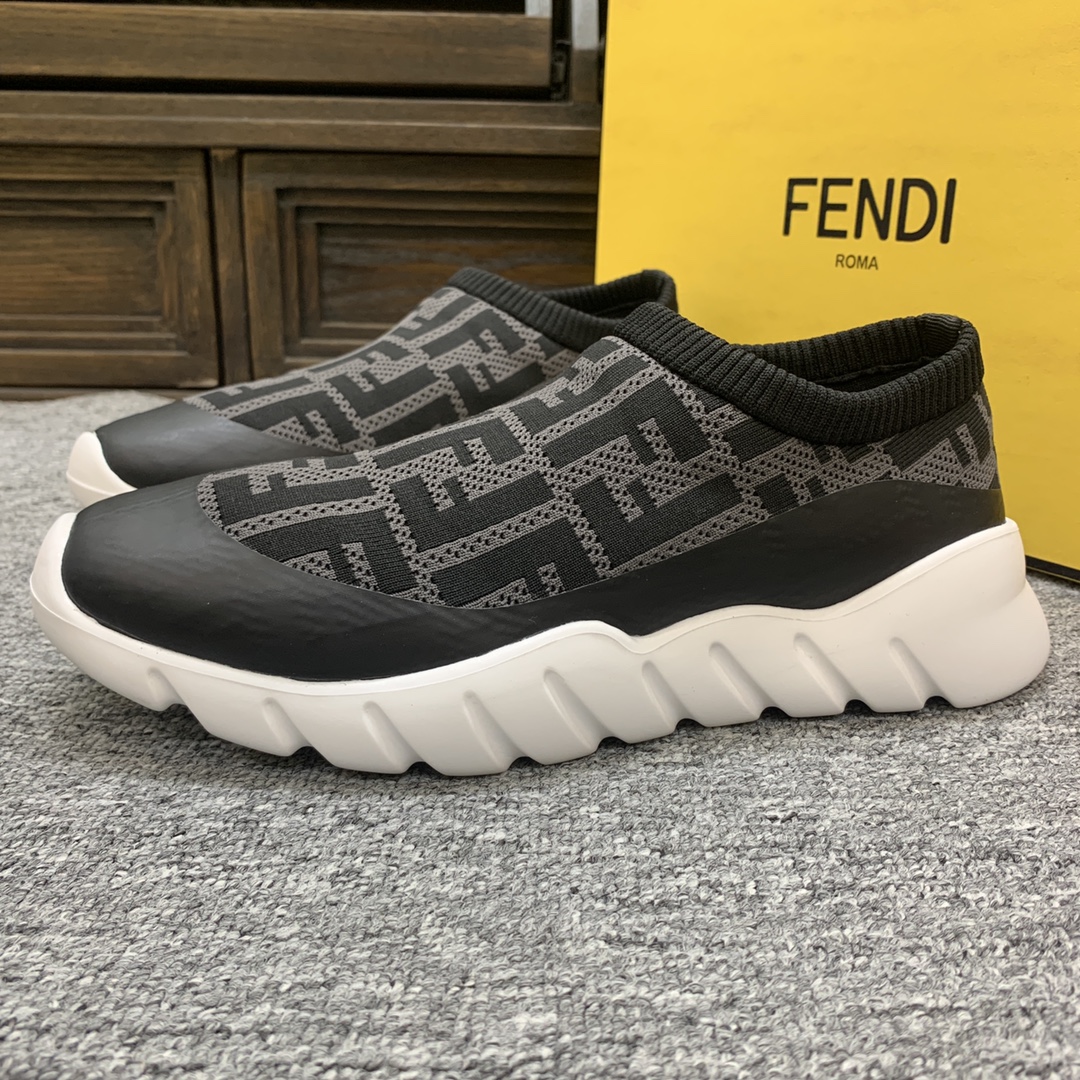 Fendi Style Leather Men's Shoes style reference detail image 4 from source 781792