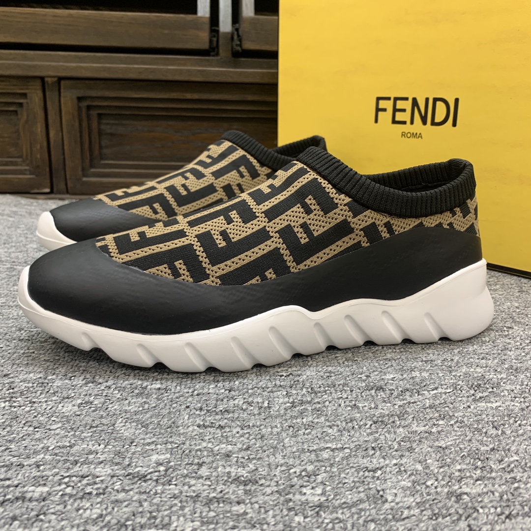 Fendi Style Leather Men's Shoes style reference detail image 4 from source 781784