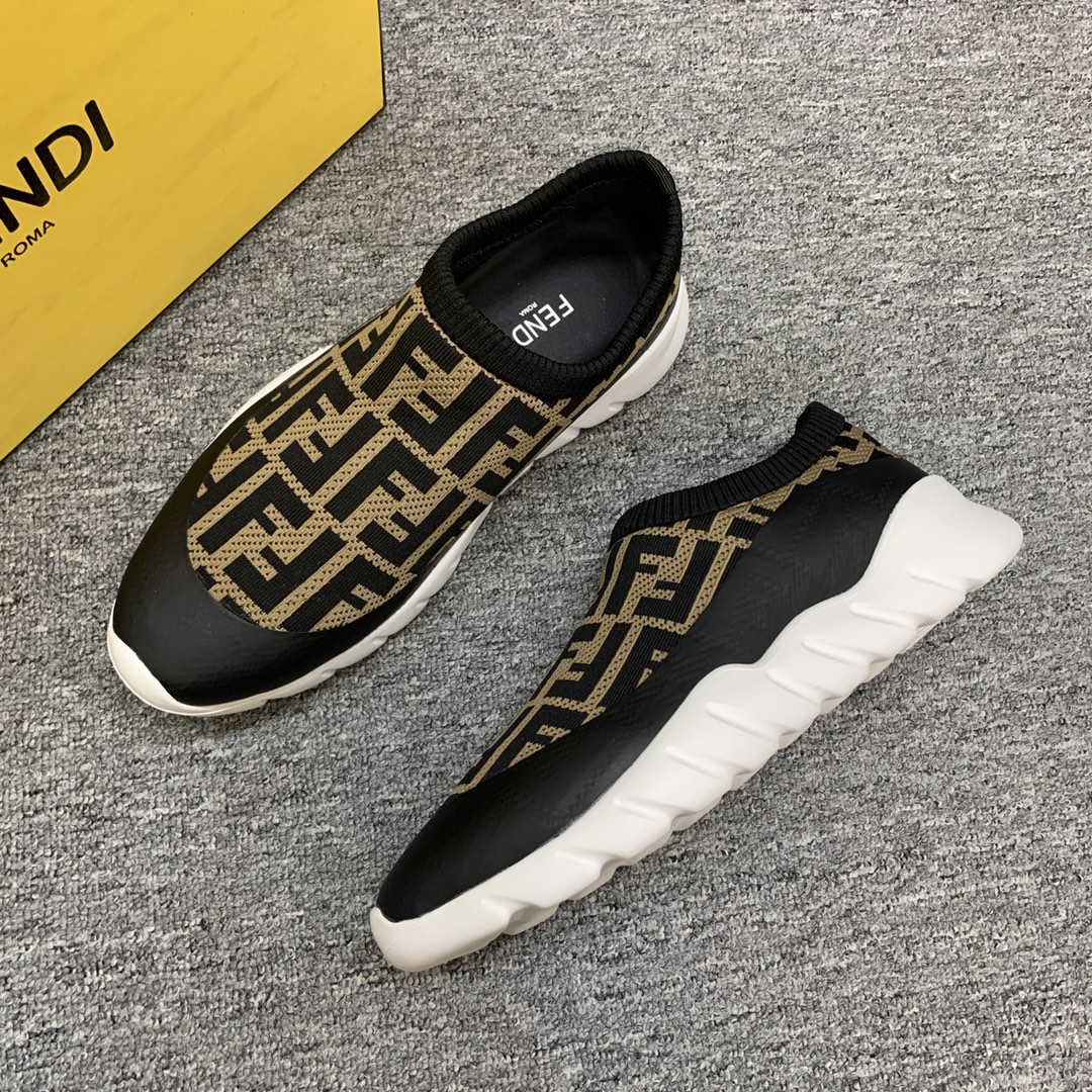 Fendi Style Leather Men's Shoes style reference detail image 6 from source 781784