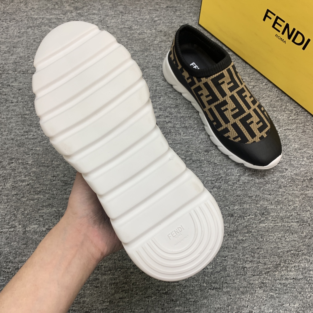 Fendi Style Leather Men's Shoes style reference detail image 7 from source 781784