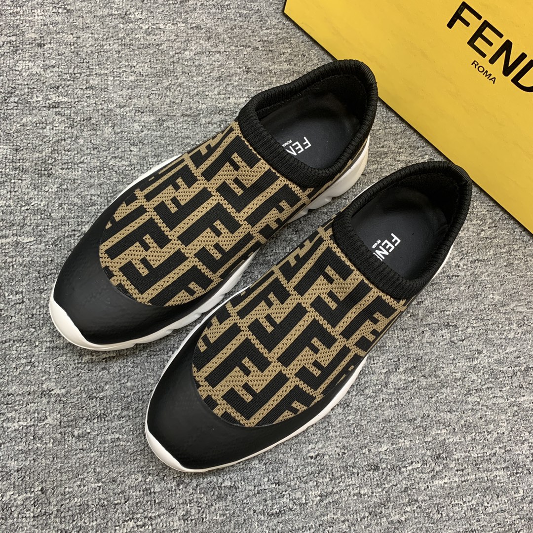 Fendi Style Leather Men's Shoes style reference detail image 3 from source 781784