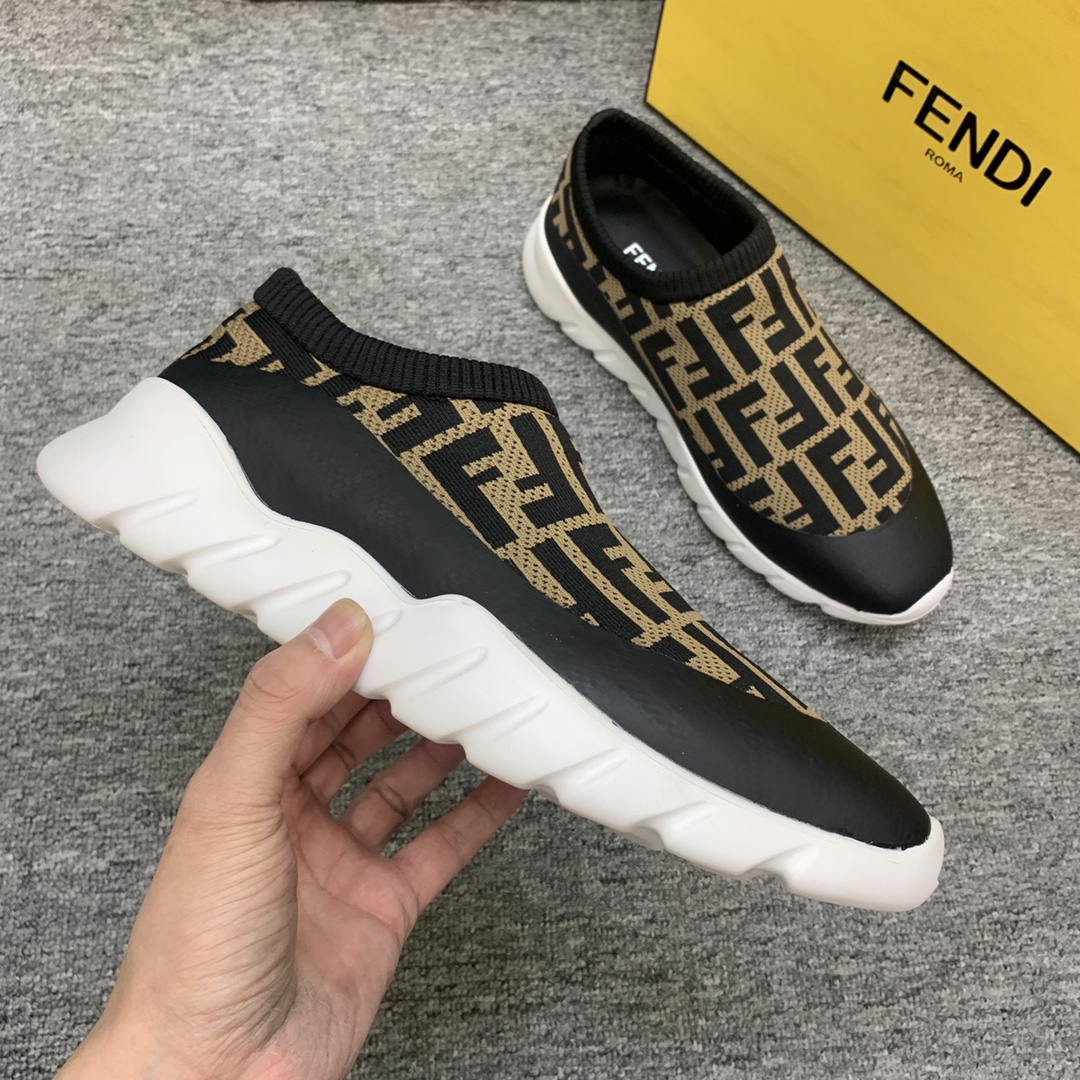 Fendi Style Leather Men's Shoes style reference detail image 5 from source 781784