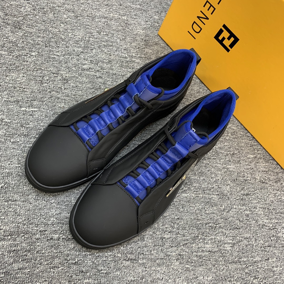 Fendi Style Leather Men's Shoes style reference detail image 3 from source 781805