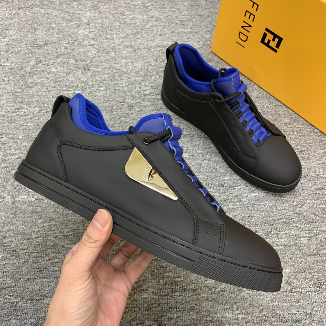 Fendi Style Leather Men's Shoes style reference detail image 5 from source 781805