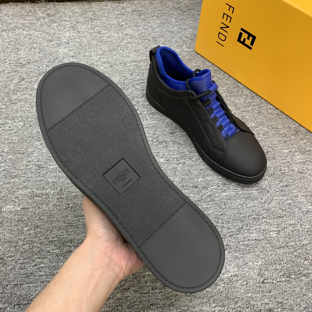Fendi Style Leather Men's Shoes style reference detail image 7 from source 781805