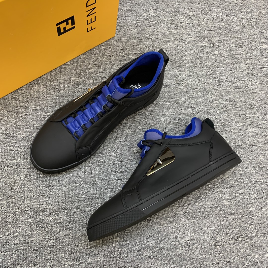Fendi Style Leather Men's Shoes style reference detail image 6 from source 781805