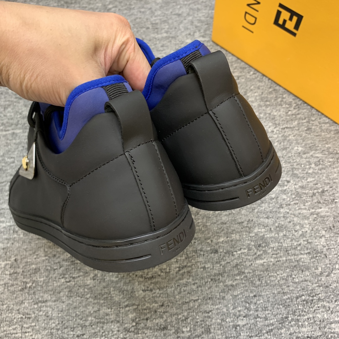 Fendi Style Leather Men's Shoes style reference detail image 9 from source 781805