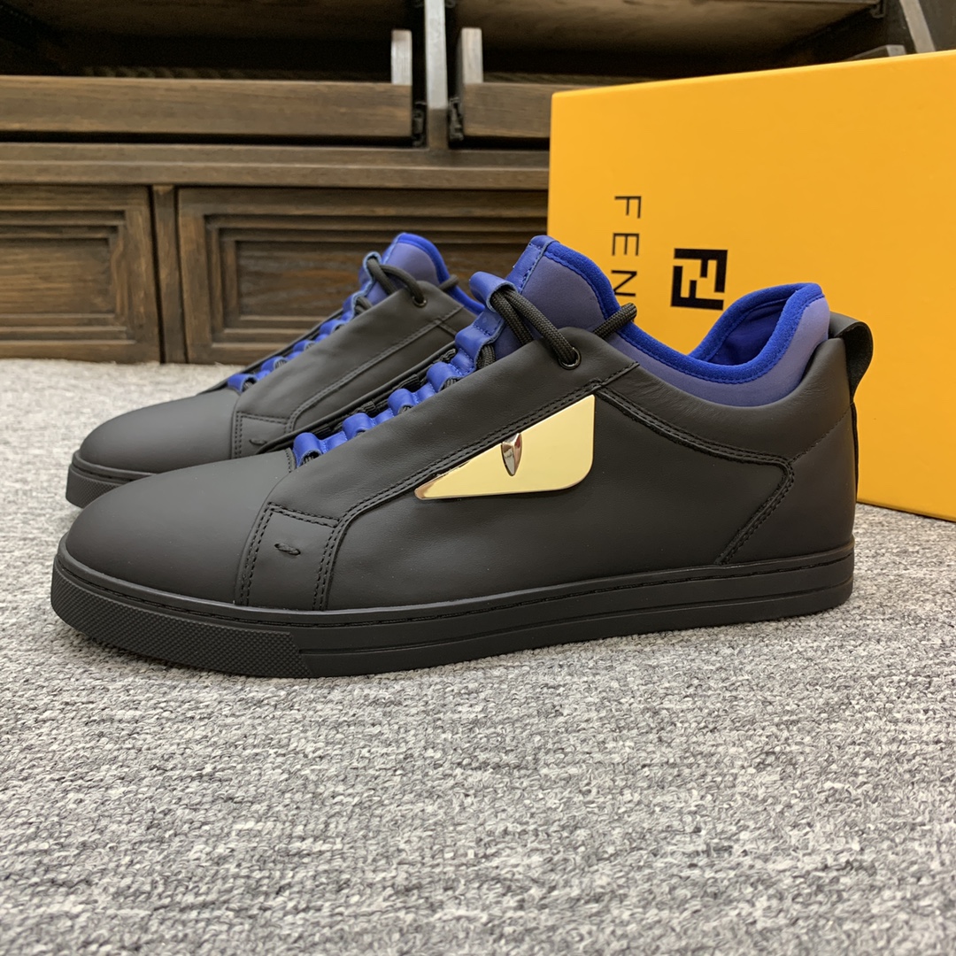 Fendi Style Leather Men's Shoes style reference detail image 4 from source 781805