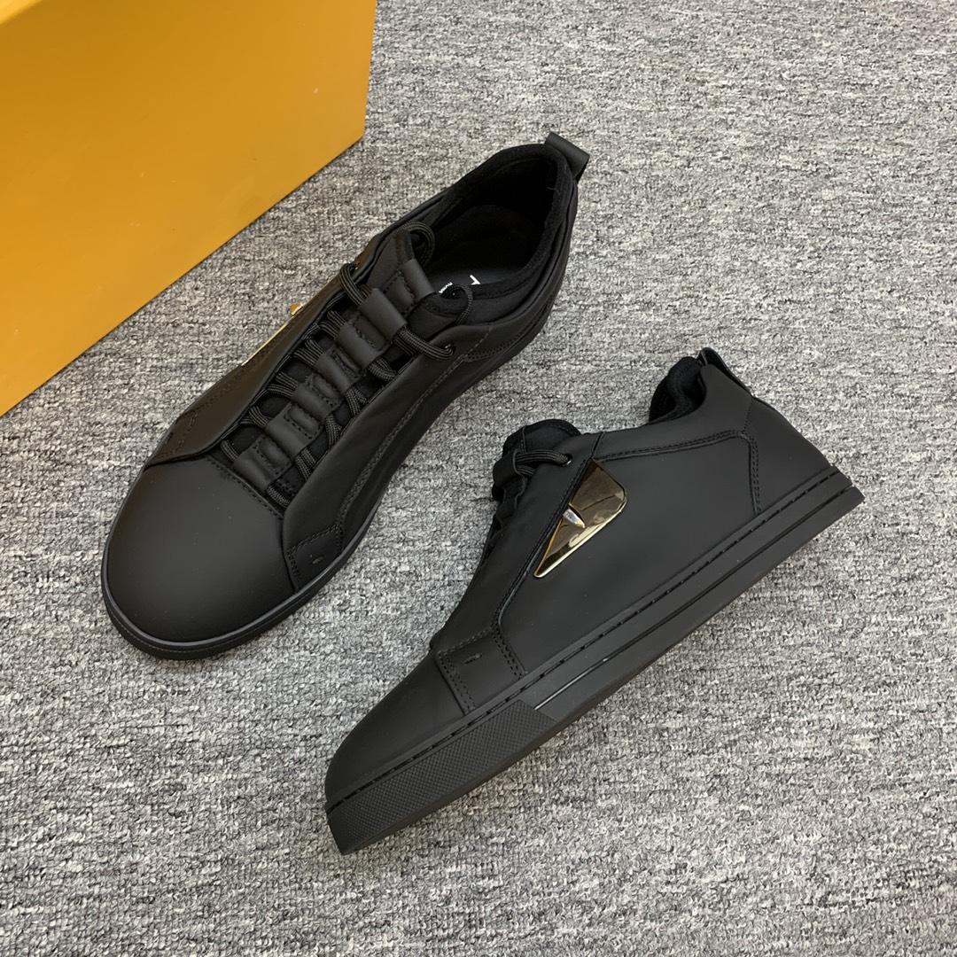 Fendi Style Leather Men's Shoes style reference detail image 6 from source 781806