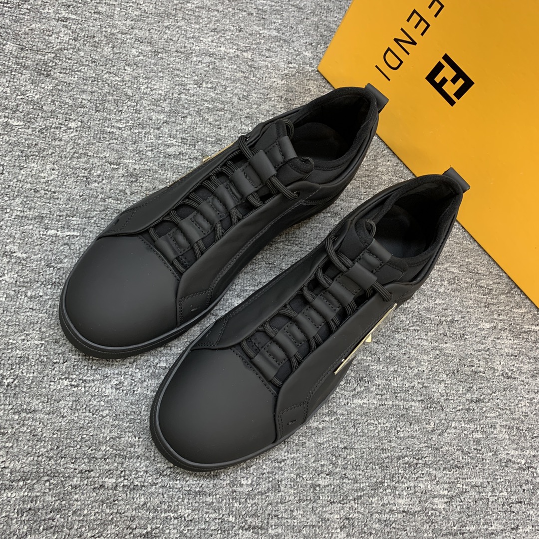 Fendi Style Leather Men's Shoes style reference detail image 3 from source 781806