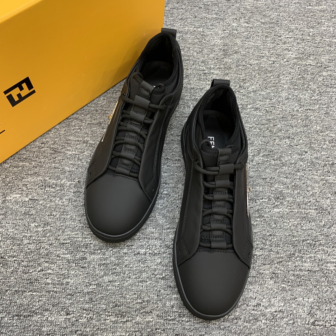 Fendi Style Leather Men's Shoes Lookbook Reference image 2
