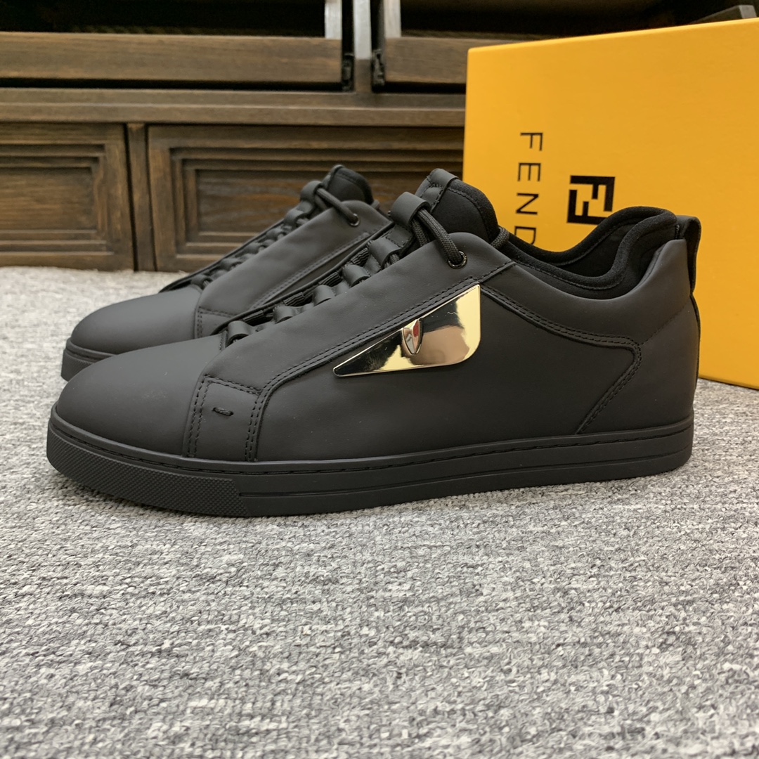 Fendi Style Leather Men's Shoes style reference detail image 4 from source 781806