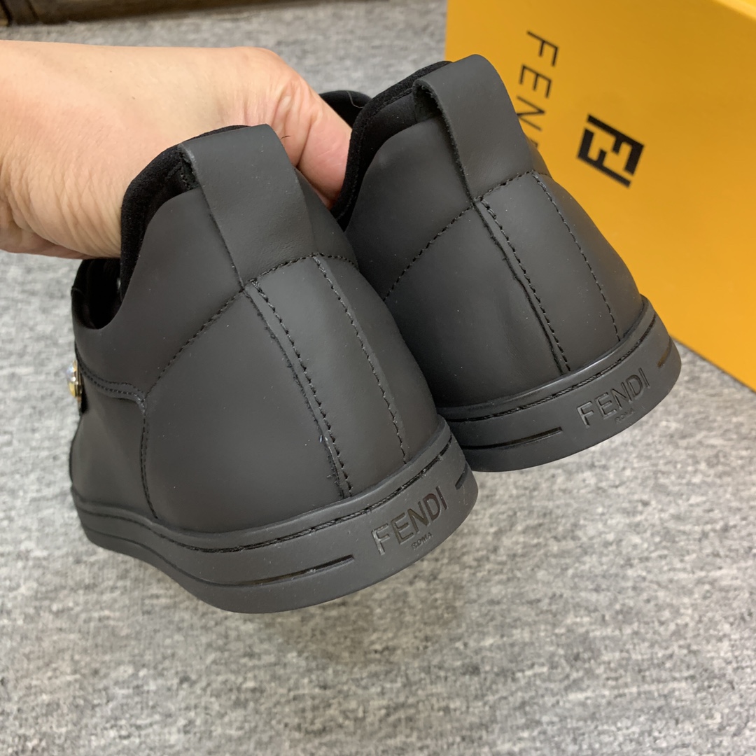 Fendi Style Leather Men's Shoes style reference detail image 9 from source 781806