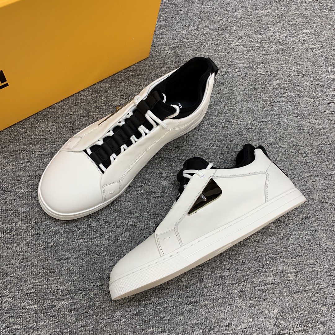 Fendi Style Leather Men's Shoes style reference detail image 6 from source 781801