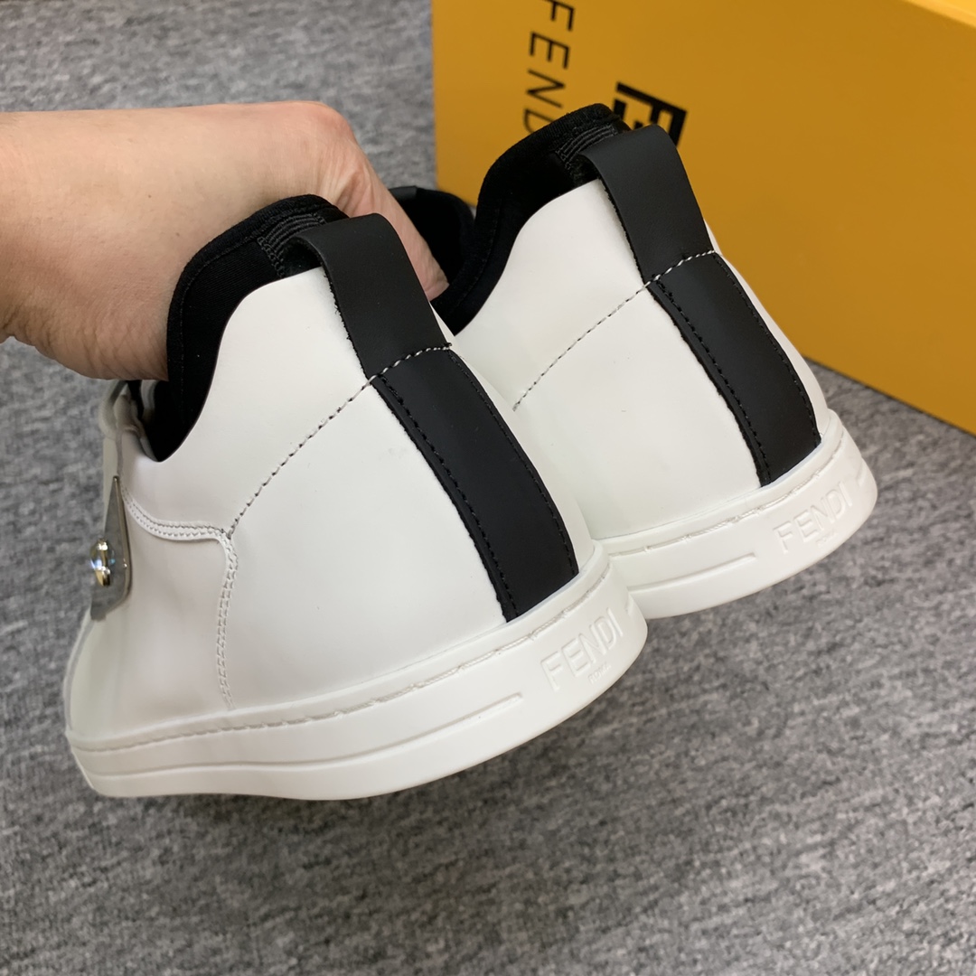 Fendi Style Leather Men's Shoes style reference detail image 9 from source 781801