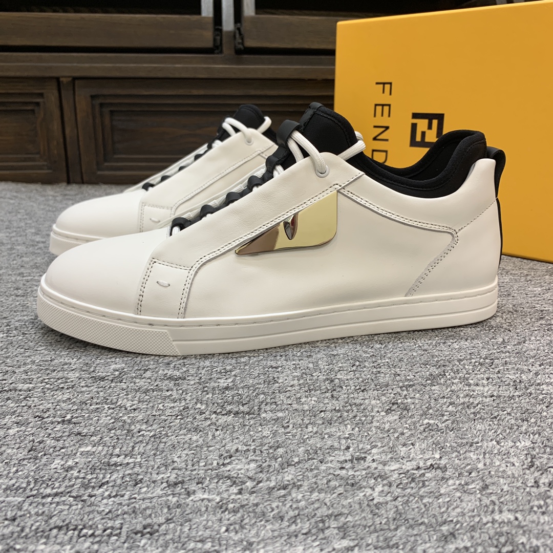 Fendi Style Leather Men's Shoes style reference detail image 4 from source 781801