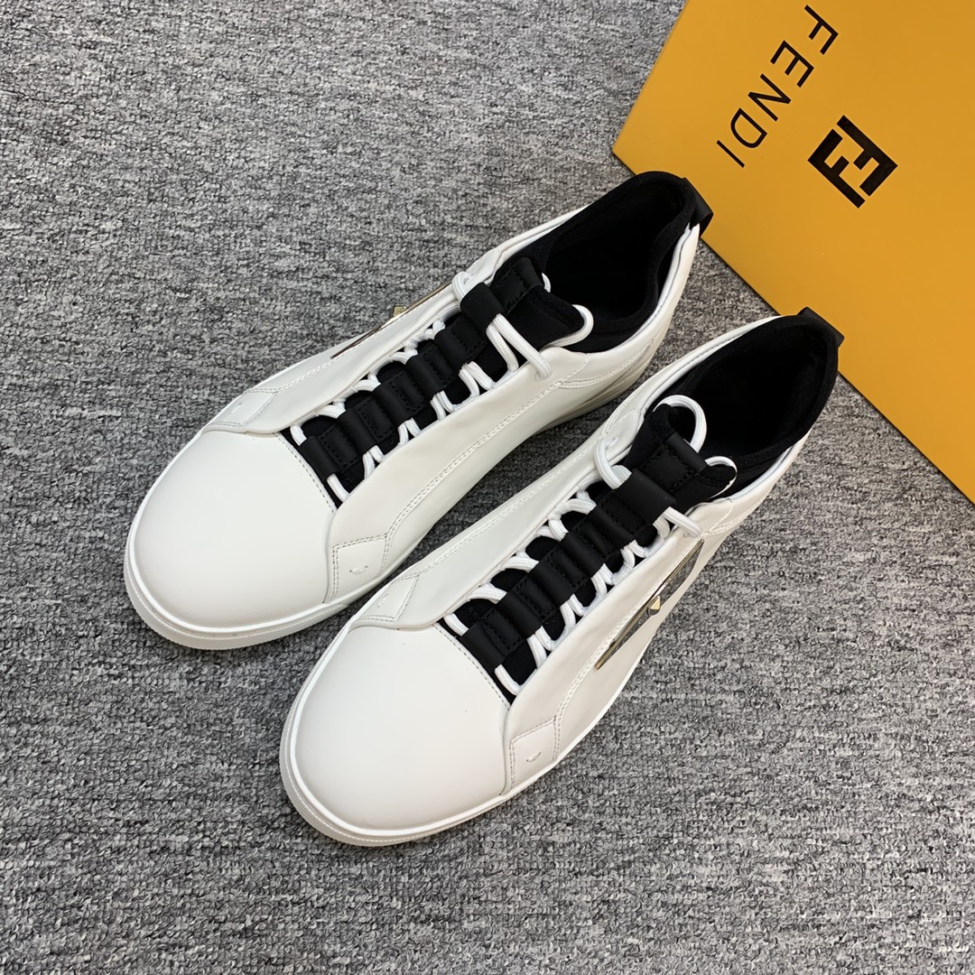 Fendi Style Leather Men's Shoes style reference detail image 3 from source 781801