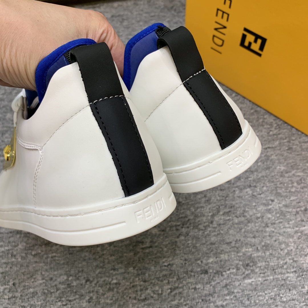 Fendi Style Leather Men's Shoes style reference detail image 9 from source 781795