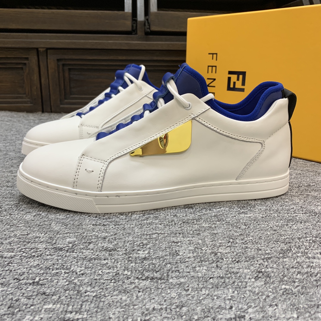 Fendi Style Leather Men's Shoes style reference detail image 4 from source 781795