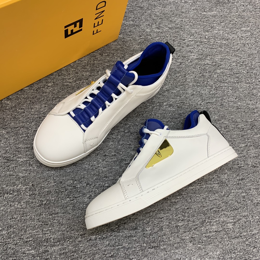 Fendi Style Leather Men's Shoes style reference detail image 6 from source 781795