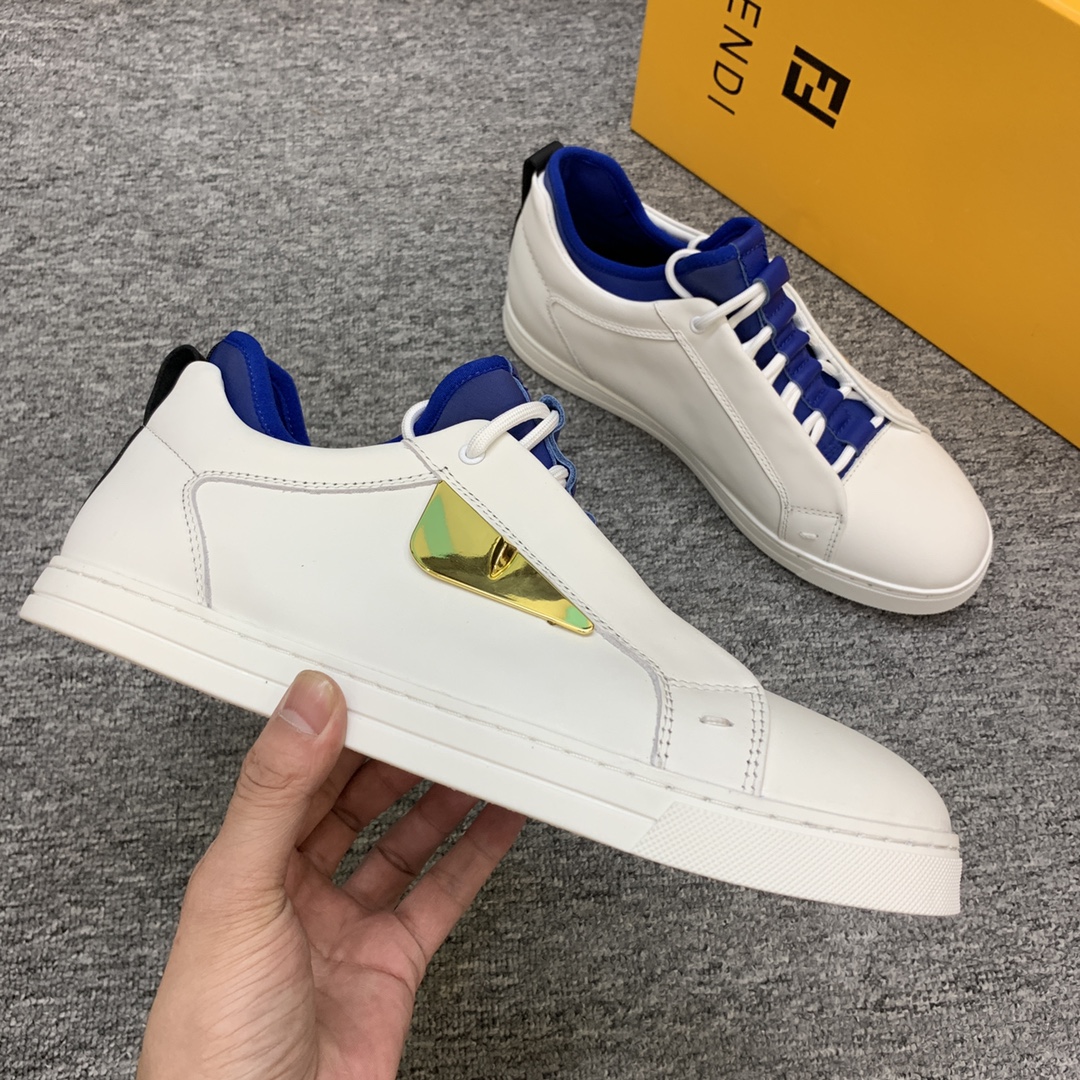 Fendi Style Leather Men's Shoes style reference detail image 5 from source 781795