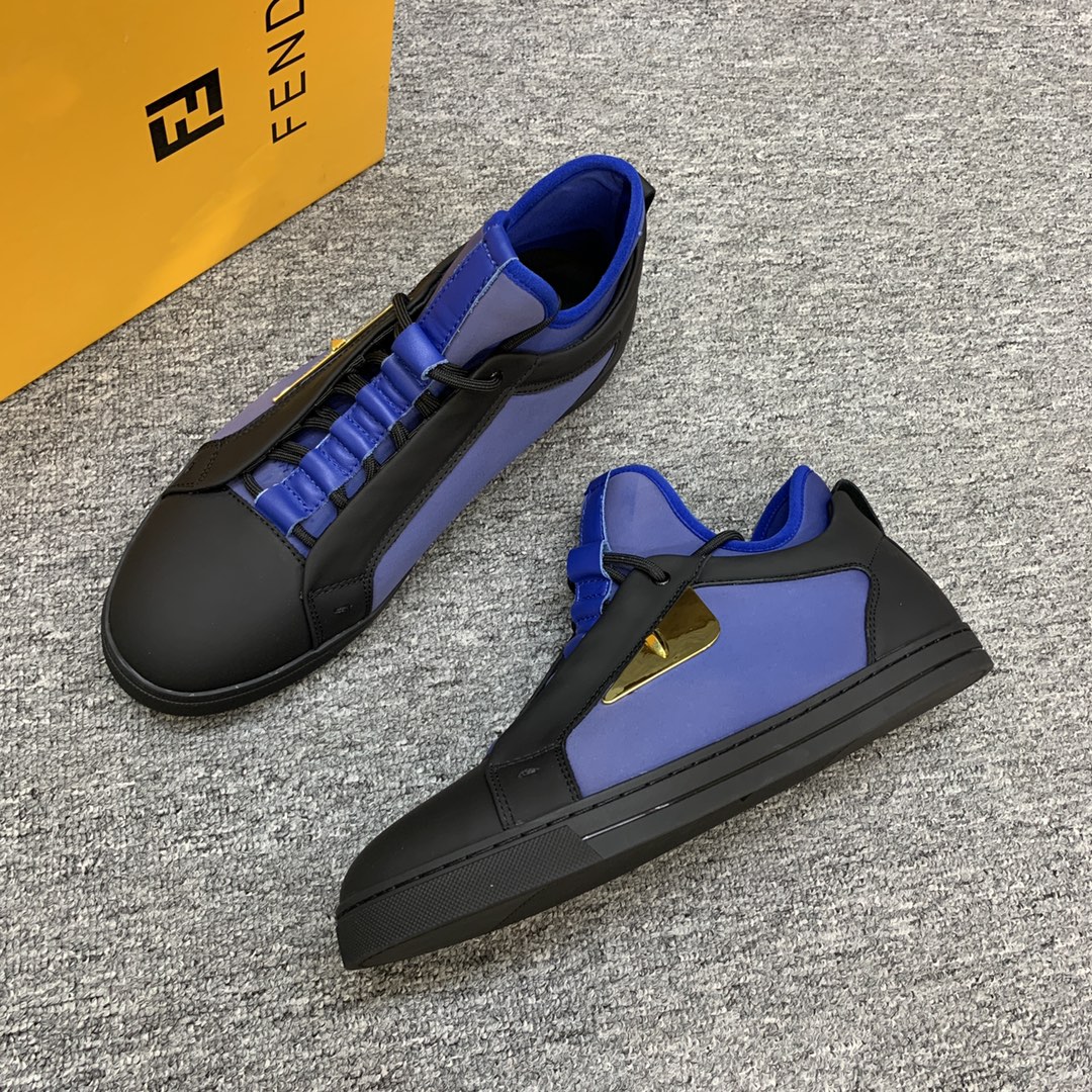 Fendi Style Leather Men's Shoes style reference detail image 6 from source 781812