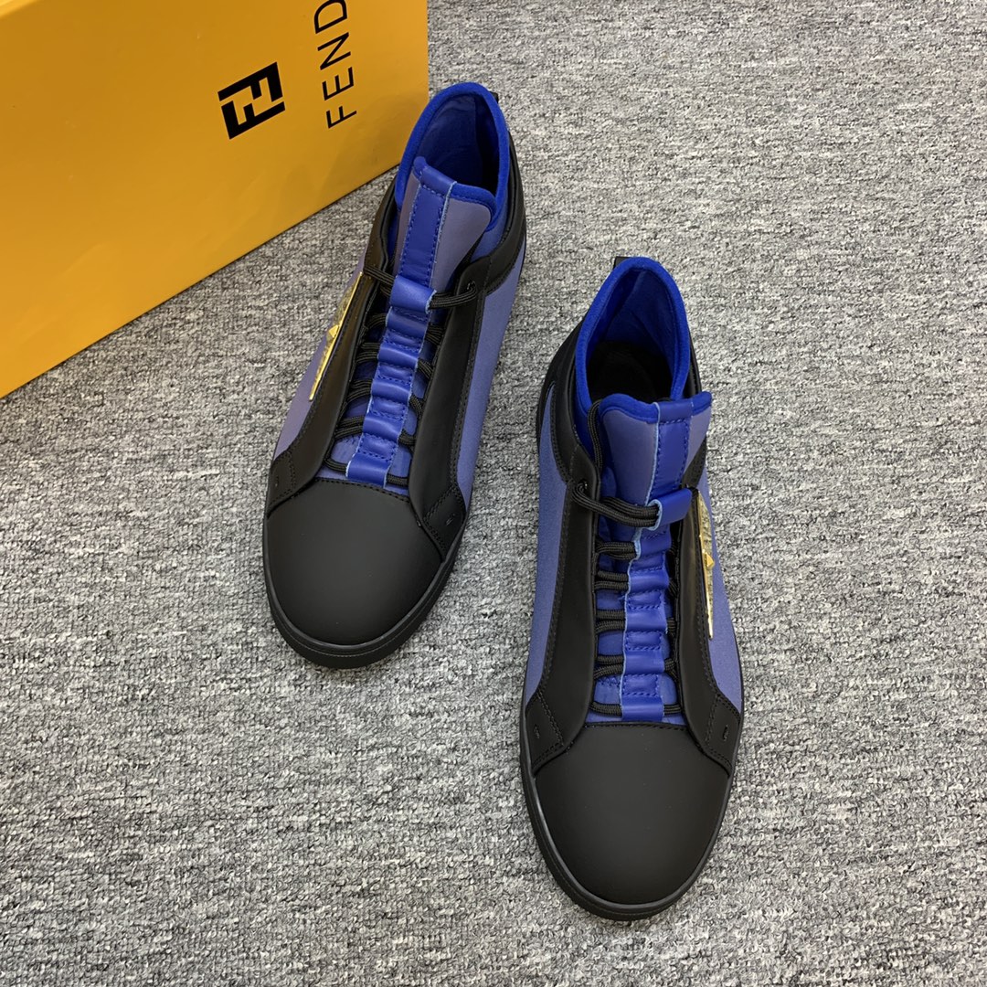 Fendi Style Leather Men's Shoes Lookbook Reference image 2