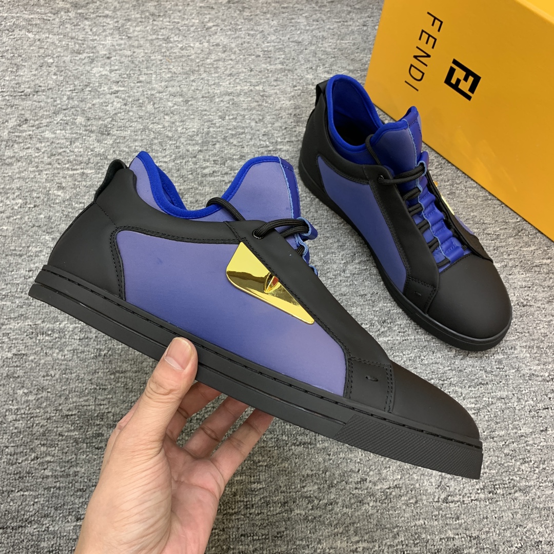 Fendi Style Leather Men's Shoes style reference detail image 5 from source 781812