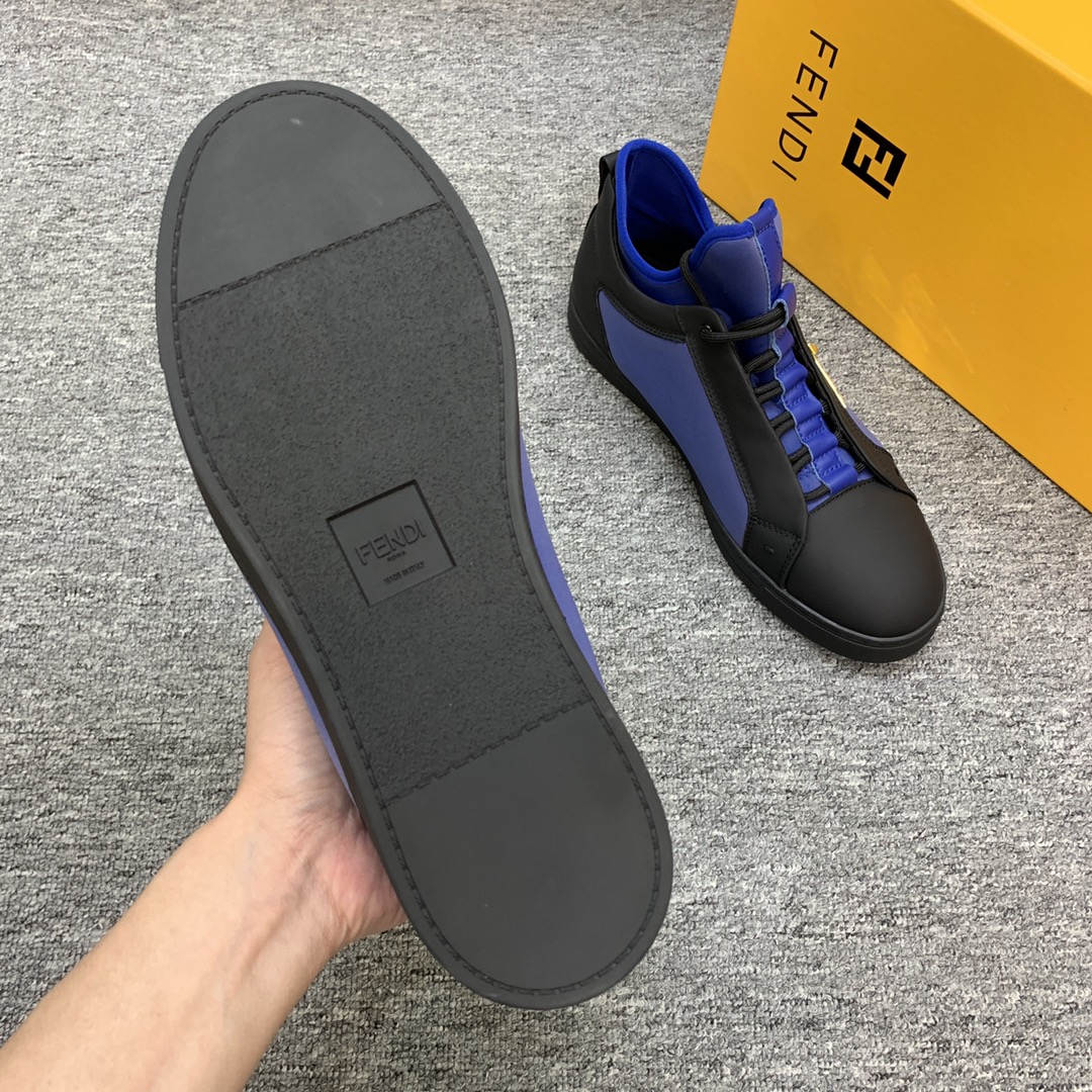 Fendi Style Leather Men's Shoes style reference detail image 7 from source 781812