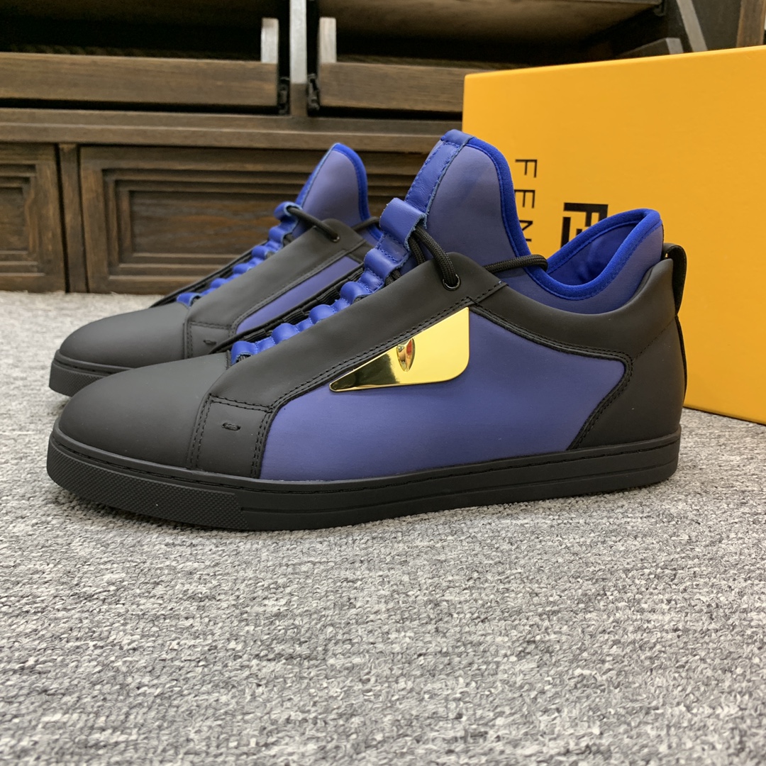 Fendi Style Leather Men's Shoes style reference detail image 4 from source 781812