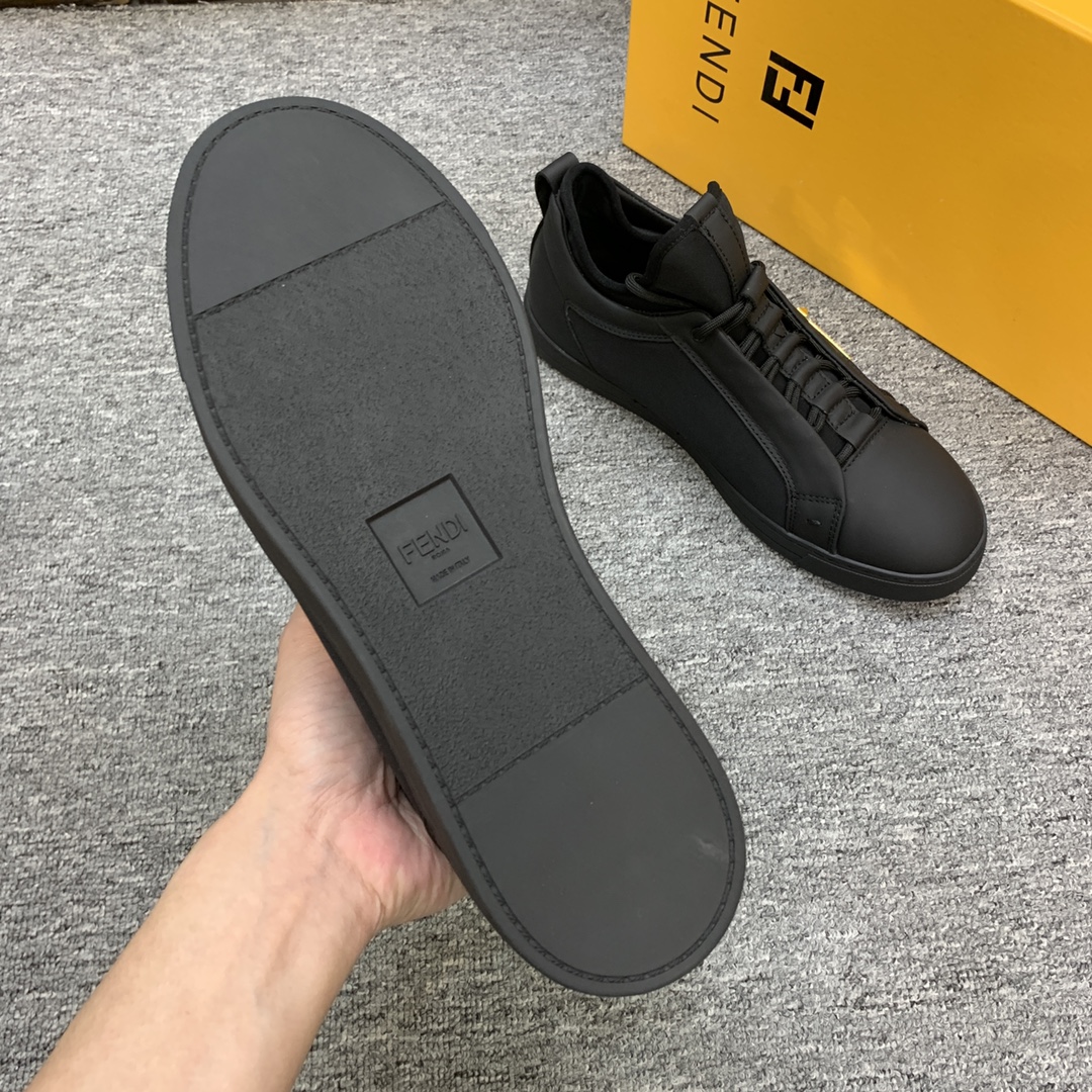 Fendi Style Leather Men's Shoes style reference detail image 7 from source 781796