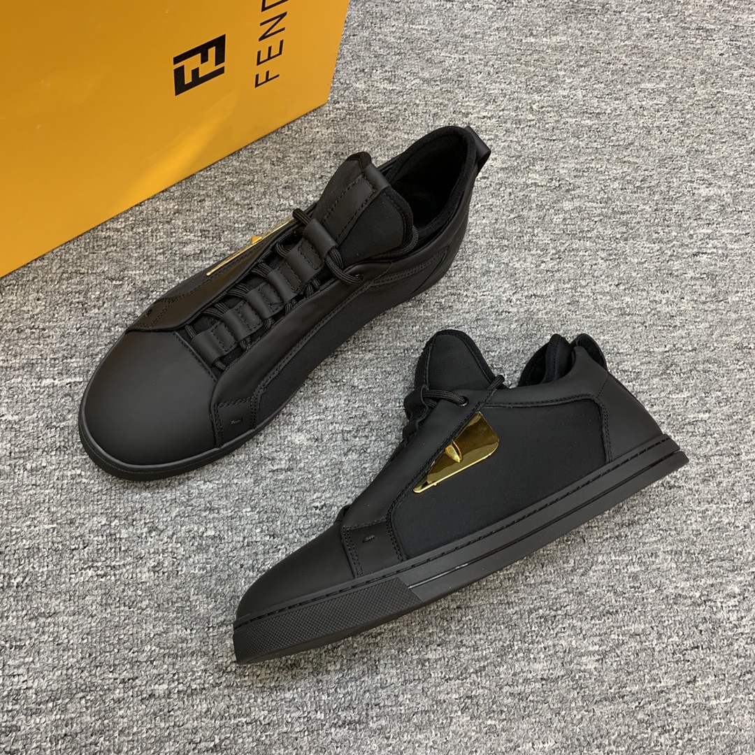 Fendi Style Leather Men's Shoes style reference detail image 6 from source 781796