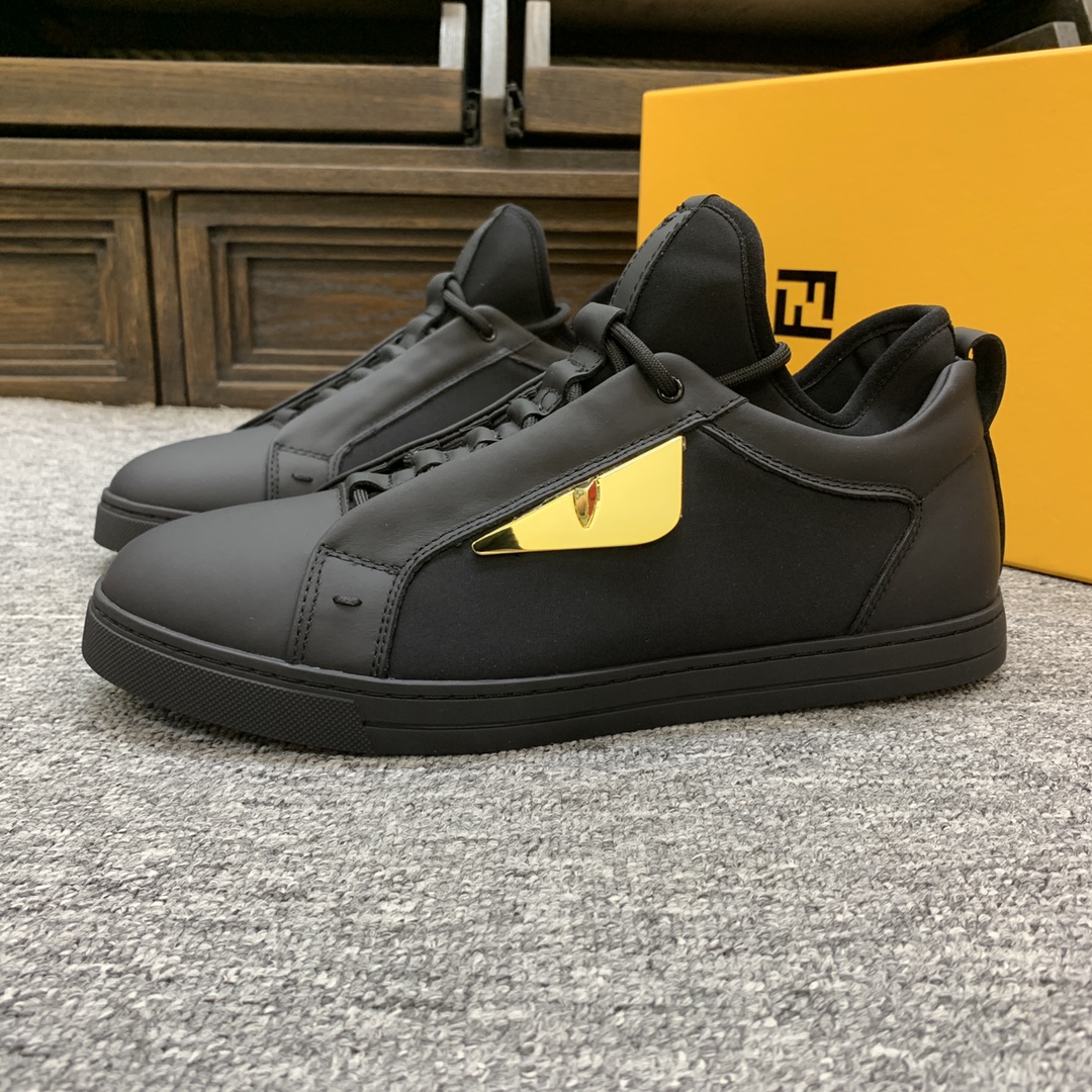 Fendi Style Leather Men's Shoes style reference detail image 4 from source 781796